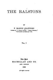 Cover of: The Ralstons by Francis Marion Crawford