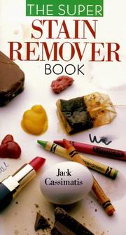 Cover of: The super stain remover book