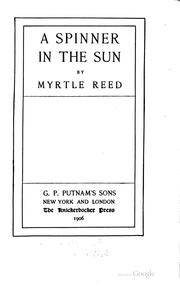 Cover of: A spinner in the sun