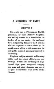 Cover of: A question of faith