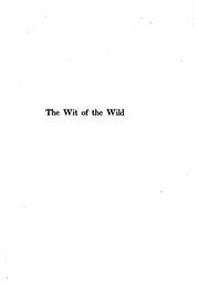 Cover of: The wit of the wild