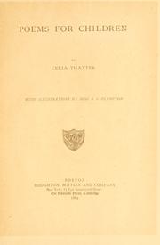 Cover of Poems for children