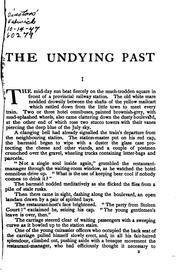 Cover of: The undying past