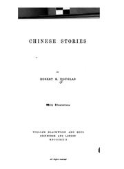 Cover of: Chinese stories.