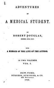 Cover of: Adventures of a medical student.