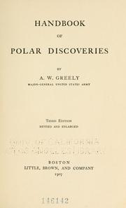 Cover of: Handbook of polar discoveries