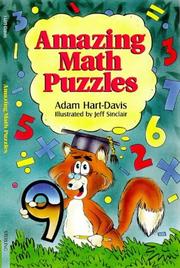 Cover of: Amazing math puzzles by Adam Hart-Davis