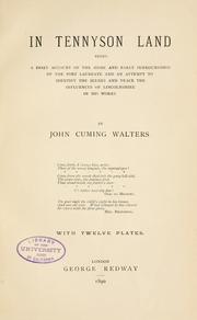 Cover of: In Tennyson land by John Cuming Walters