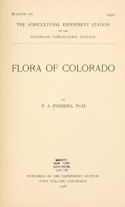 Cover of: Flora of Colorado