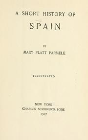 Cover of: A short history of Spain