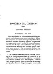 Cover of: Económica del comercio