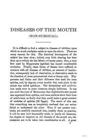 Cover of: The diseases of the mouth in children (non-surgical).