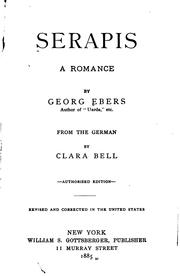 Cover of: Serapis by Georg Ebers
