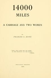 Cover of: 14000 miles by Howe, Frances S.