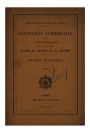 Cover of: Documents diplomatiques. by Ministère des Affaires étrangères (France)