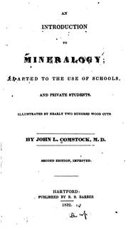 Cover of: An introduction to mineralogy by J. L. Comstock