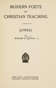 Cover of: Lowell