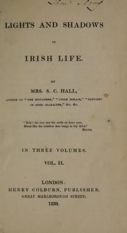 Cover of: Lights and shadows of Irish life.