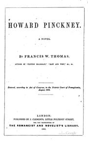 Howard Pinckney by Frederick W. Thomas