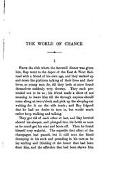 Cover of: The world of chance by William Dean Howells