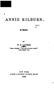 Cover of: Annie Kilburn: a novel
