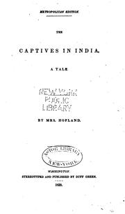 Cover of: The captives in India: a tale