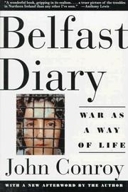 Cover of: Belfast diary by John Conroy