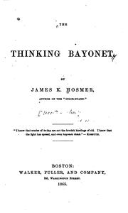 Cover of: The thinking bayonet