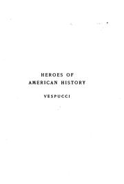 Cover of: Amerigo Vespucci by Frederick A. Ober