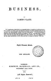 Cover of: Business by Platt, James.