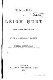 Cover of: Tales by Leigh Hunt