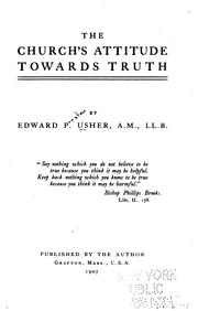 Cover of: The church's attitude towards truth