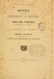 Estudio sobre los ferrocarriles sud-americanos y las grandes líneas internacionales by Juan José Castro