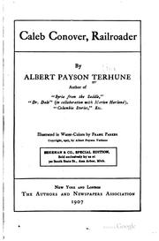 Cover of: Caleb Conover, railroader by Albert Payson Terhune