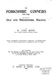 Cover of: The Yorkshire coiners, 1767-1783. by Roth, H. Ling