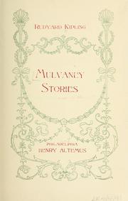 Cover of: Mulvaney stories by Rudyard Kipling