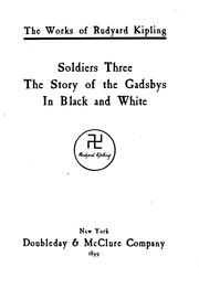 Cover of: Soldiers three by Rudyard Kipling