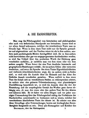 Cover of: Untersuchungen über das Nibelungenlied