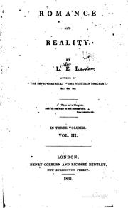 Cover of: Romance and reality.
