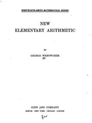 Cover of: New elementary arithmetic