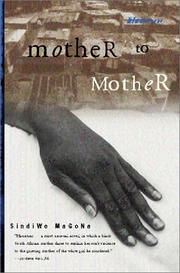 Cover of: Mother to mother