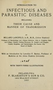 Cover of: Introduction to infectious and parasitic diseases by Millard Langfeld