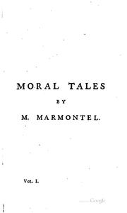 Cover of: Moral tales