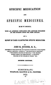Cover of: Specific medication and specific medicines.
