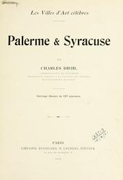 Cover of: Palerme & Syracuse by Charles Diehl