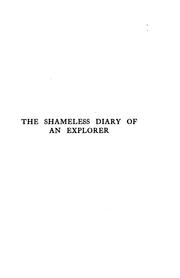 Cover of: The shameless diary of an explorer