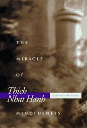 Cover of: Miracle of Mindfulness by Thích Nhất Hạnh