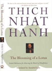 Cover of: The Blooming of a Lotus by Thích Nhất Hạnh