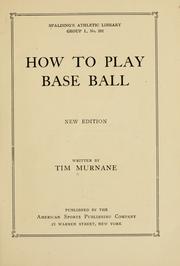 Cover of: How to play base ball.