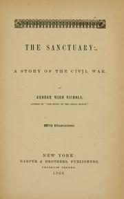 Cover of: The sanctuary: a story of the civil war.
